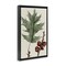 Stupell Industries Vintage Black Oak Leaf Floater Framed Canvas Wall Art Design by Graffi*tee Studios